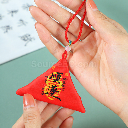 Customization Triangular Safety Blessing Pouch Promotional Products