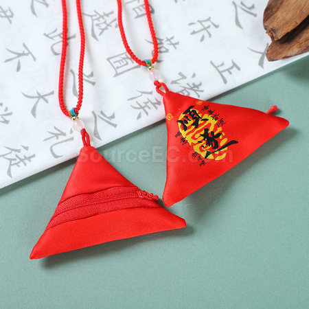 Customization Triangular Safety Blessing Pouch Promotional Products