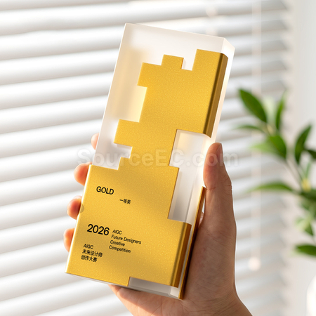 Customization Crystal Metal Trophy Promotional Products