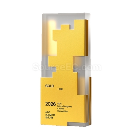 Customization Crystal Metal Trophy Promotional Products