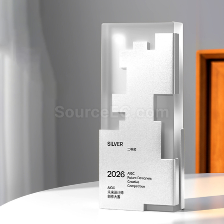 Customization Crystal Metal Trophy Promotional Products