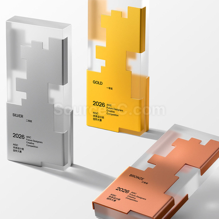 Customization Crystal Metal Trophy Promotional Products