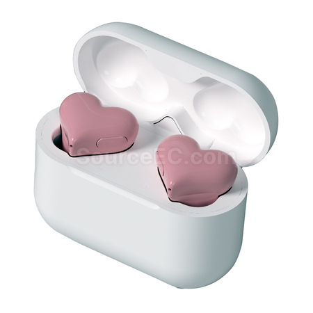 Customization Heart-shaped in-ear Bluetooth Earphones Promotional Products