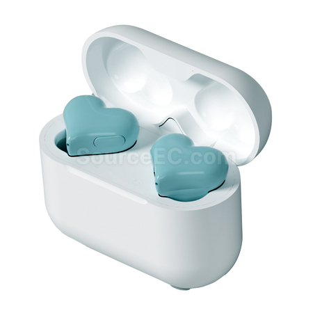 Customization Heart-shaped in-ear Bluetooth Earphones Promotional Products