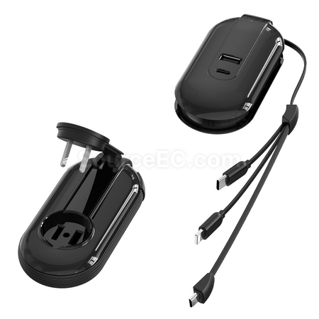One-To-Three Travel Charging Cable