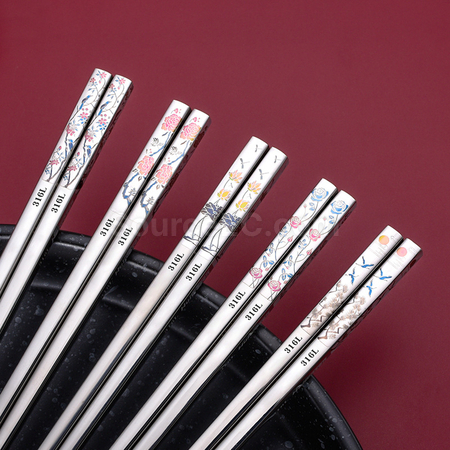Customization Chinese-style 316 Stainless Steel Chopsticks Promotional Products