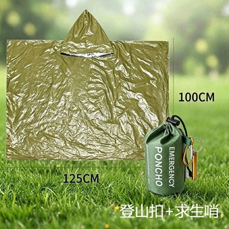 Customization Multifunctional Emergency Portable Camping and Hiking Raincoat Promotional Products