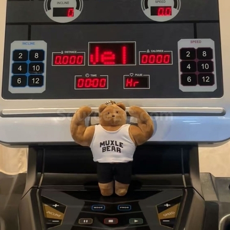 Customization Muscular bear doll keychain pendant Promotional Products
