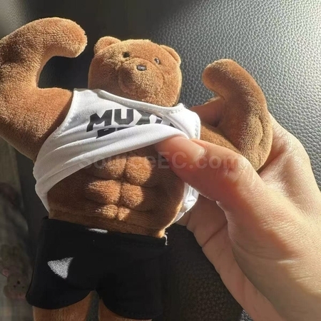 Customization Muscular bear doll keychain pendant Promotional Products