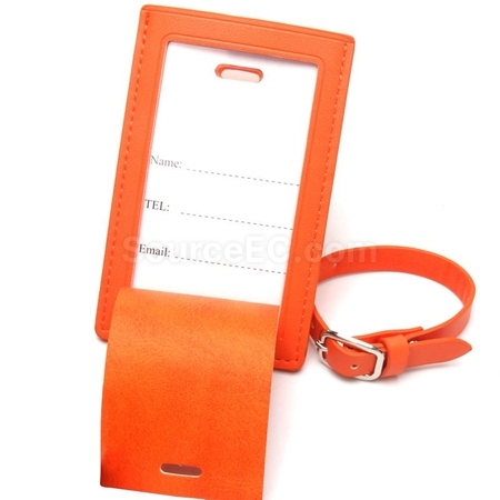 Customization PU Square Luggage Tag Promotional Products