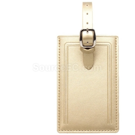 Customization PU Square Luggage Tag Promotional Products
