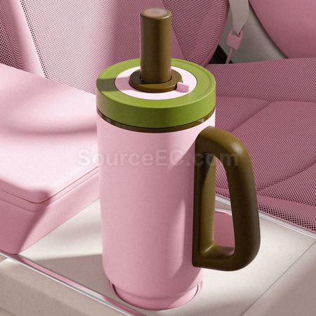 Customization Stainless steel ceramic straw tumbler Promotional Products