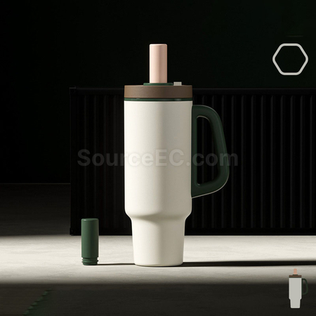 Customization Stainless steel ceramic straw tumbler Promotional Products