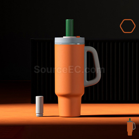 Customization Stainless steel ceramic straw tumbler Promotional Products