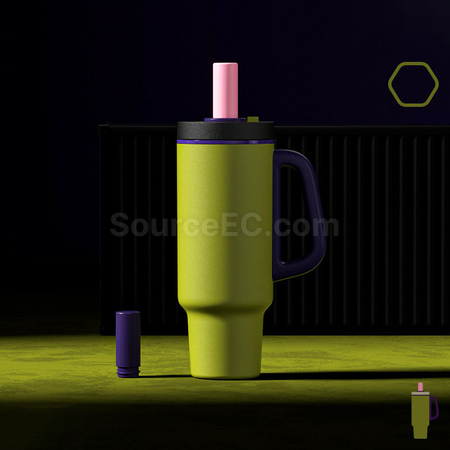 Customization Stainless steel ceramic straw tumbler Promotional Products