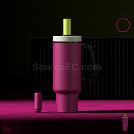 Customization Stainless steel ceramic straw tumbler Promotional Products