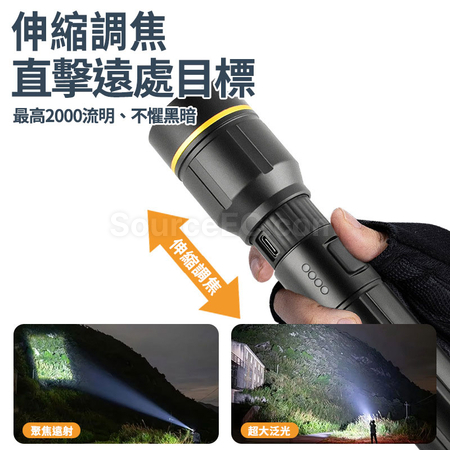 Customization High Power Zoom Flashlight Promotional Products