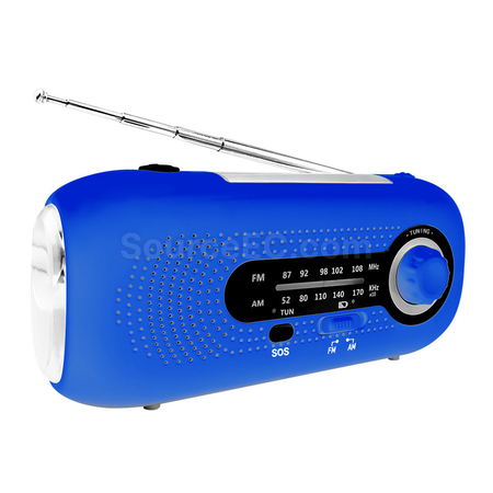 Customization SOS Disaster Prevention Emergency Flashlight Radio Promotional Products