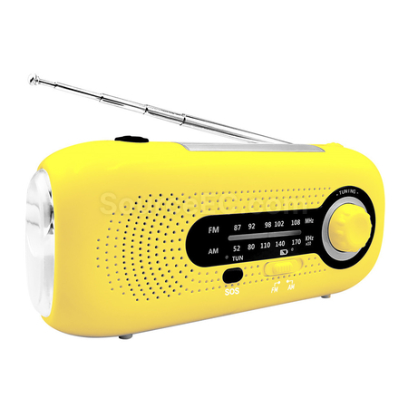 Customization SOS Disaster Prevention Emergency Flashlight Radio Promotional Products
