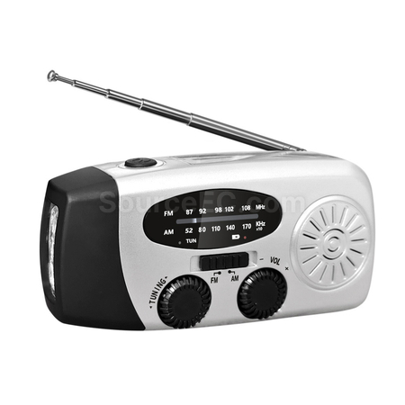 Multifunction Emergency Hand Crank Solar Radio
