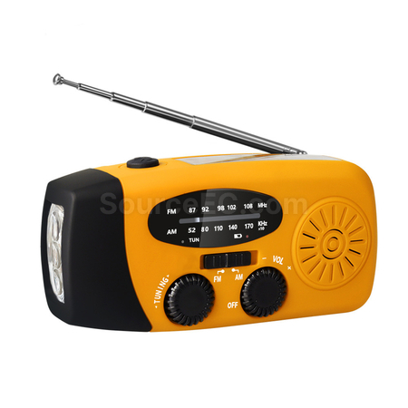 Customization Multifunction Emergency Hand Crank Solar Radio Promotional Products