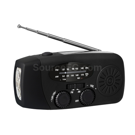 Customization Multifunction Emergency Hand Crank Solar Radio Promotional Products
