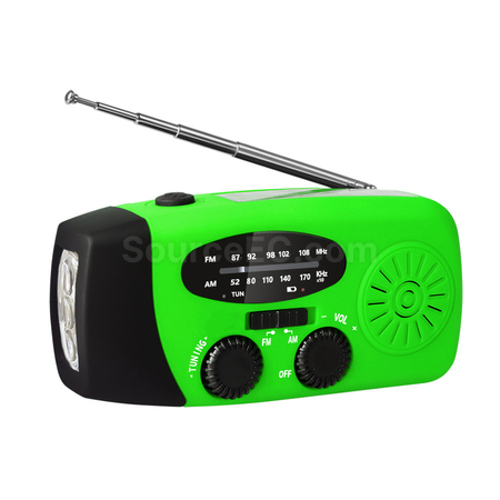 Customization Multifunction Emergency Hand Crank Solar Radio Promotional Products