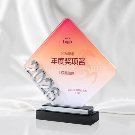 Customization 2026 Crystal Award Promotional Products