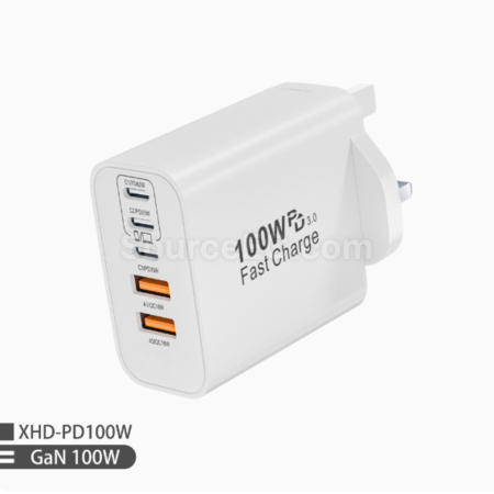 Customization 100W PD GaN Multi-Port Charger Promotional Products