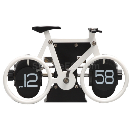 Customization Retro European Bicycle-shaped Flip Clock Promotional Products