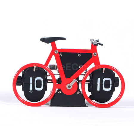 Customization Retro European Bicycle-shaped Flip Clock Promotional Products
