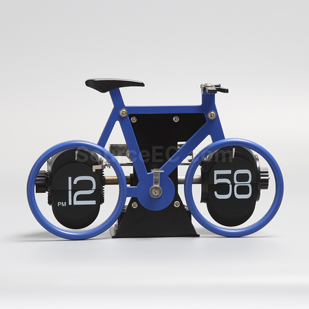 Customization Retro European Bicycle-shaped Flip Clock Promotional Products