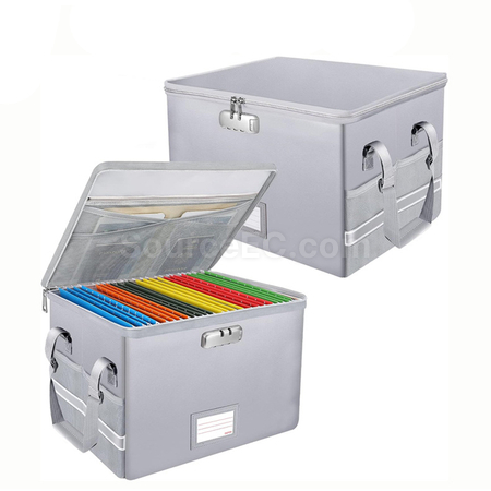 Customization Lockable Fireproof & Waterproof Document Box Promotional Products