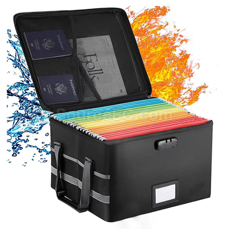 Customization Lockable Fireproof & Waterproof Document Box Promotional Products