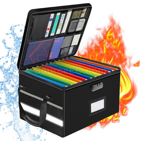 Customization Lockable Fireproof & Waterproof Document Box Promotional Products