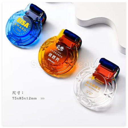 Customization Glass Medals Promotional Products