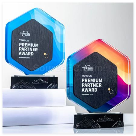 Customization Crystal Marble Trophy Promotional Products