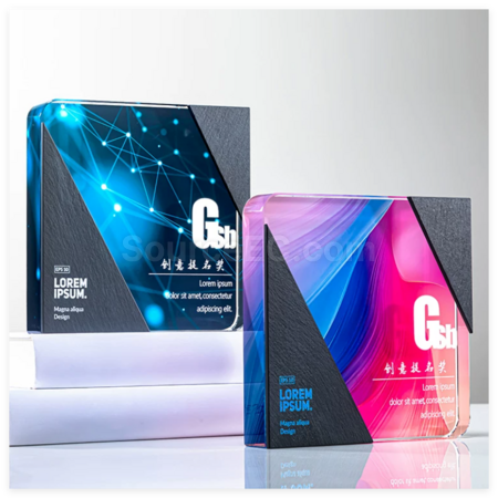 Customization Crystal Marble Trophy Promotional Products