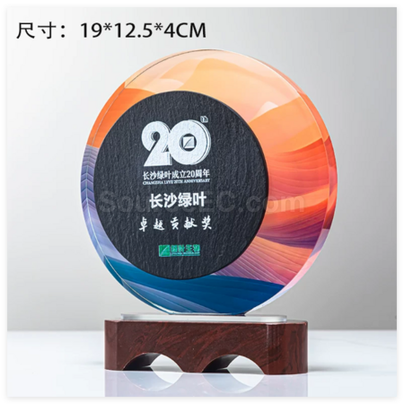 Customization Crystal Marble Trophy Promotional Products
