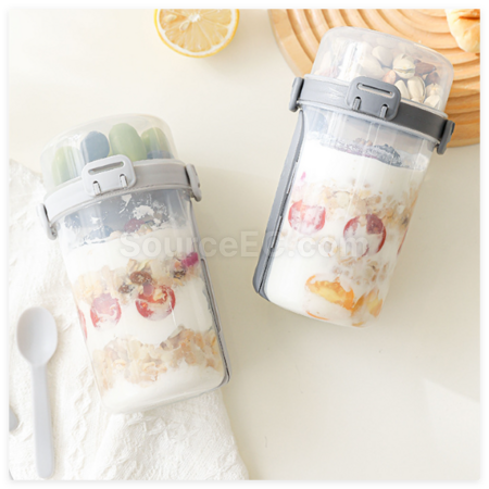 Customization Portable Double-Layer Salad Cup Promotional Products