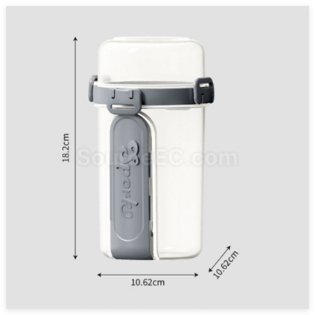 Customization Portable Double-Layer Salad Cup Promotional Products