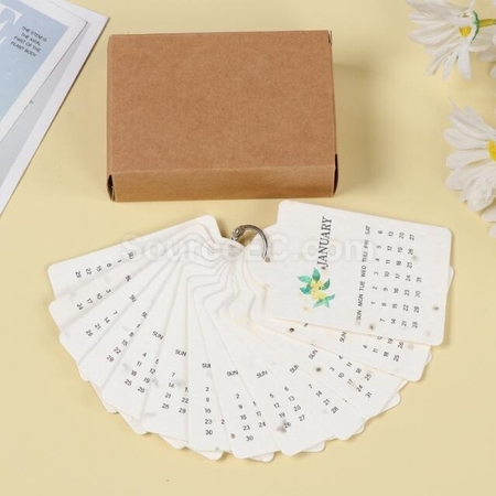 Customization Seed Paper Calendar Desk Calendar Promotional Products