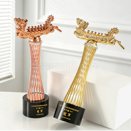 Customization Dragon Boat Crystal Trophy Promotional Products