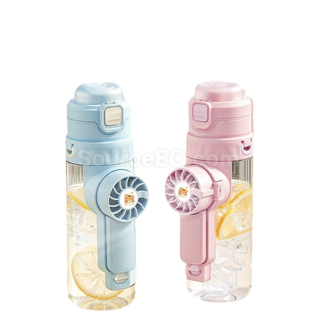 Customization Cooling spray water bottle fan Promotional Products