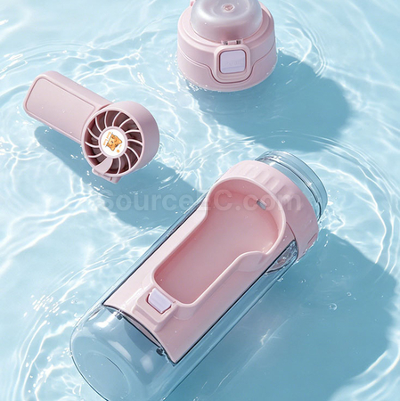 Customization Cooling spray water bottle fan Promotional Products