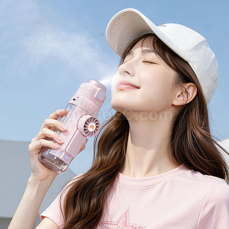 Customization Cooling spray water bottle fan Promotional Products
