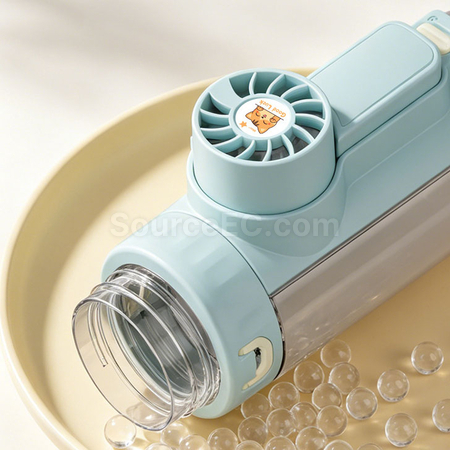 Customization Cooling spray water bottle fan Promotional Products