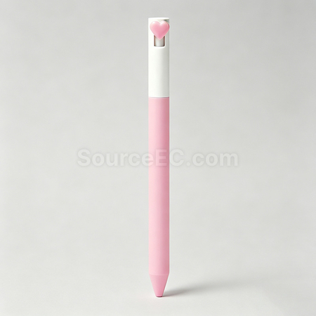 Customization Low-center-of-gravity heart-themed neutral pen Promotional Products