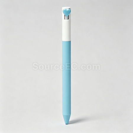 Customization Low-center-of-gravity heart-themed neutral pen Promotional Products
