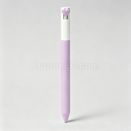 Customization Low-center-of-gravity heart-themed neutral pen Promotional Products